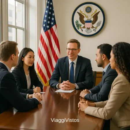 Imagem principal do artigo Consulado Americano esclarece dúvidas sobre taxa de US$250 e isenção de entrevista